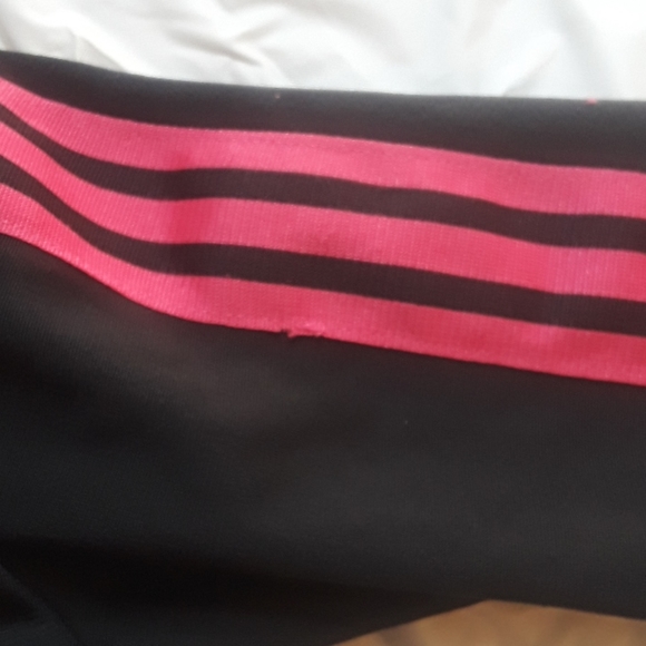 Adidas 2T black and pink stripes jumpsuit no offer - Picture 8 of 16